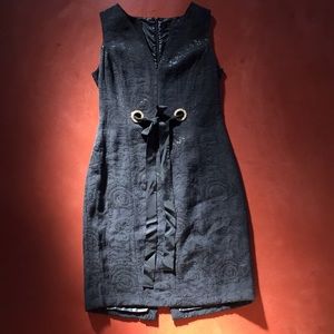 VERTIGO Paris Black Cocktail Dress Small